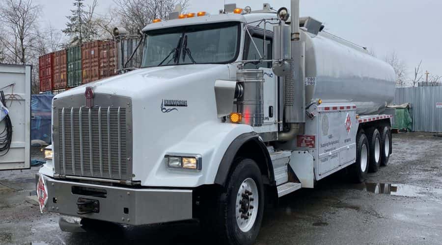 Flashpoint Fuels bulk fuel delivery truck in the Lower Mainland